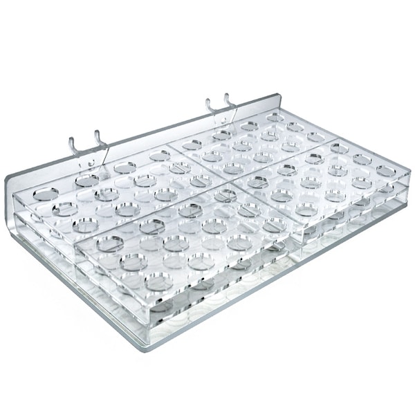 48-compartment Tray - round slot .75, PK2